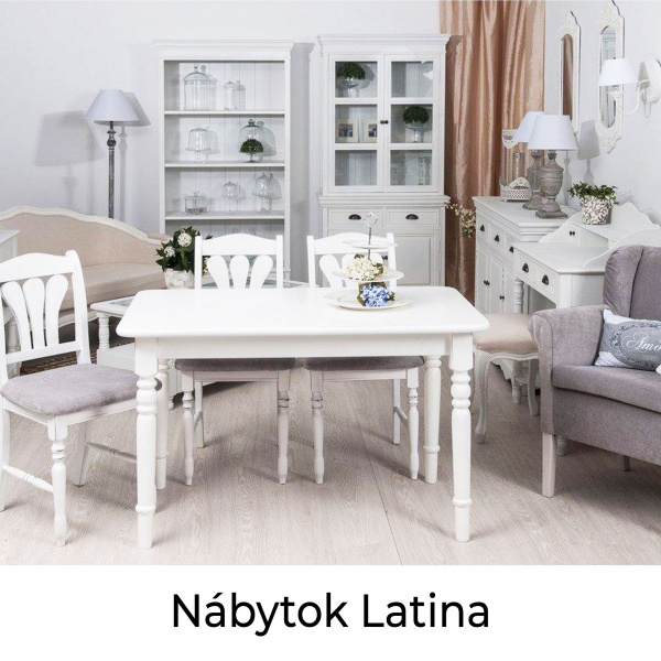 biely rustikálny vidiecky nábytok