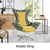 retro kreslo Sing do každej retro domácnosti