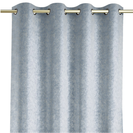 moderny zaves veras 140x250cm silver ma kovove kruzky