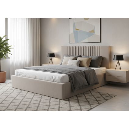 moderna calunena postel lucy 07 trinity01 so zvislo presitym celom v spalni