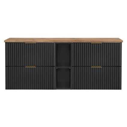 kupelnova skrinka s doskou adel black d140 2