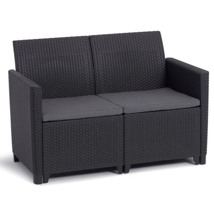 Záhradná pohovka CLARA 2 seater | grafit