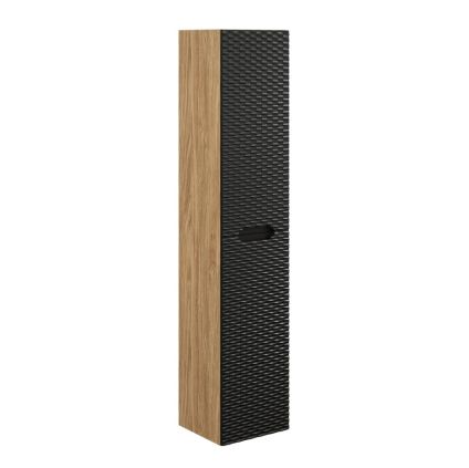 vysoka skrinka do kupelne OCEAN Black 80 02 2D
