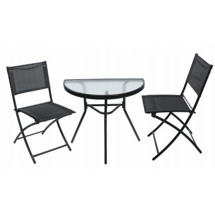 Skladací balkónový set OM 710313 stôl dve stoličky