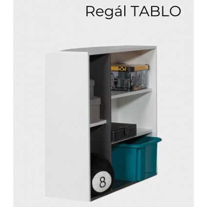 praktický regál tablo ta12b, v peknom dizajne