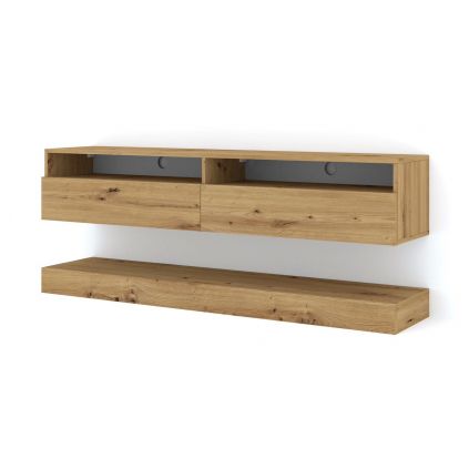 stylovy a moderny tv stolik duo dub artisan s policou