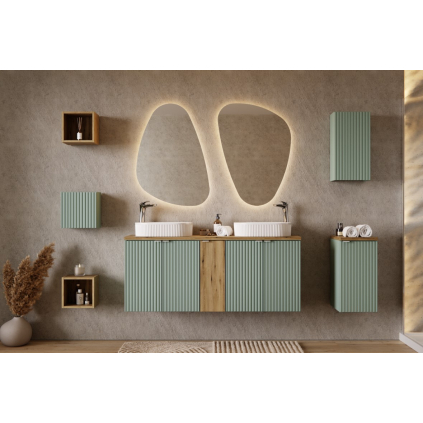 kupelnovy komplet LINE reed green 140 2