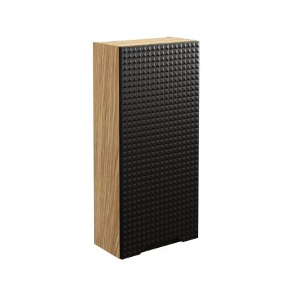 zavesna skrinka do kupelne LUXOR Black 83 30 1D