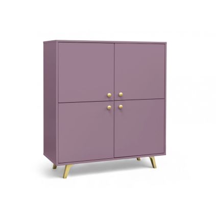 komoda siena 4d fialova