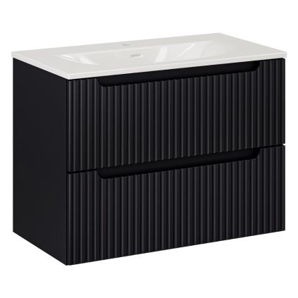 kupelnova skrinka s umyvadlom NOVA Black U80 1