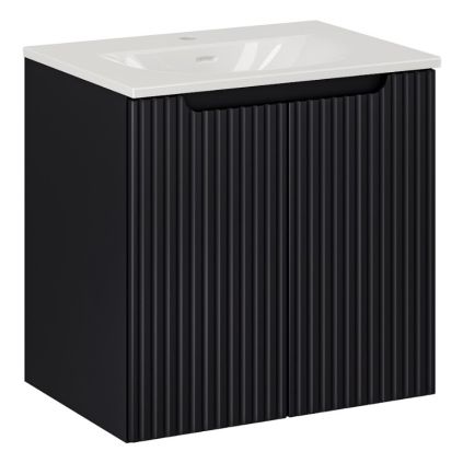 kupelnova skrinka s umyvadlom NOVA Black U60 2