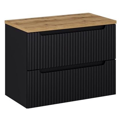 kupelnova skrinka s doskou nova black 80 1