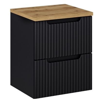 kupelnova skrinka doskou nova black D50 1