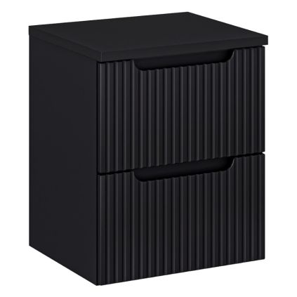 kupelnova skrinka doskou nova black D50 2