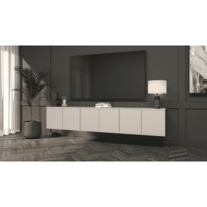 dizajnovy tv stoliky bianco 210cm cashmere