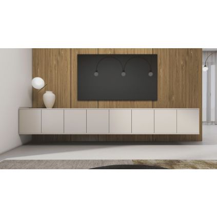 dizajnovy tv stolik bianco 280 cm cashmere je zavesny