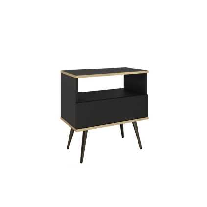 Bijou nocny stolik s54 cierna cierne nohy