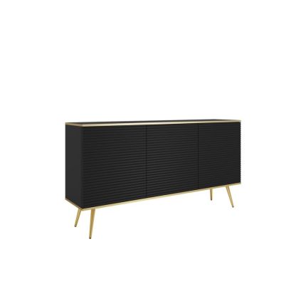 BIJOU cierna komoda k16 3d