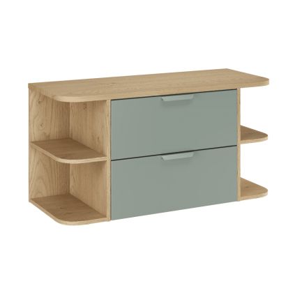 kupelnovy komplet aster green s otvorenymi regalmi 100cm lrsm