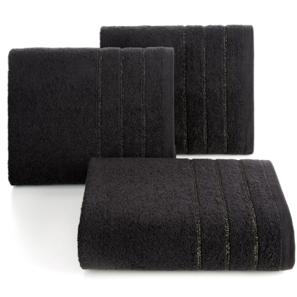 Osuška DALI | čierna 70 x 140 cm