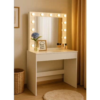 PHO9452 toaletny stolik biely moderny