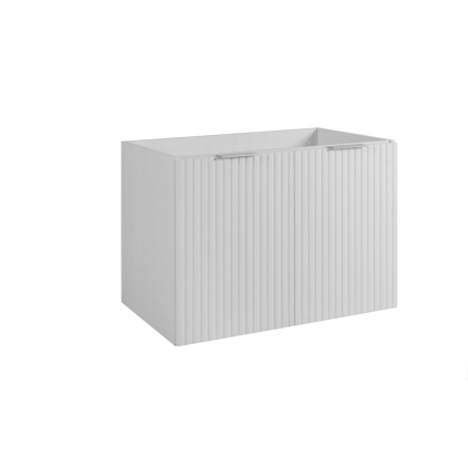 Skrinka pod umývadlo FLOW WHITE 802D | 80 cm v peknom bielom prevedeni