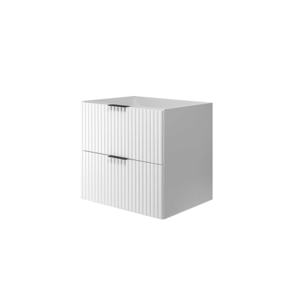 Skrinka pod umývadlo FLOW WHITE 82-60 | 60 cm v bielom vzhlade