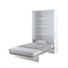 Sklápacia posteľ BED CONCEPT BC-02p | biely lesk 120 x 200 cm BC2B2