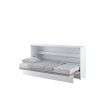 Sklápacia posteľ BED CONCEPT BC-06 | 90 x 200 cm biela matná