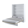 Praktická sklápacia posteľ BED CONCEPT BC-12p | biely lesk 160 x 200 cm