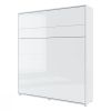 Zložená sklápacia posteľ Lenart BED CONCEPT BC-13 | 180 x 200 cm biely lesk