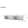 Rozmery bieleho lesklého nadstavca Lenart BED CONCEPT BC-15 pre sklápaciu posteľ BC-14