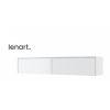 Výklopný nadstavec Lenart BED CONCEPT biely lesk