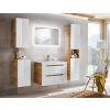 moderna leskla kupelnova zostava ARUBA dub votan biela 80 cm