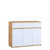 komoda Archa Ar6 biela/dub wotan