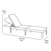 polohovatelne lehatko INDIA rozmery