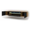 AURA rtv 200 Artisan CzarnyMat wiszaca otwarta