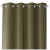 zatemnovaci zaves oxford eyelets khaki 140x250cm kovove kruzky