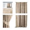 Záves velvet pleat krémový 140x270