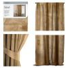 prakticky tieniaci zaves velvet pleat horcicovy 14x270cm