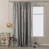 prakticky tieniaci zaves velvet pleat silver 14x270cm na okne
