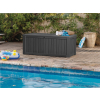 Praktický plastový box WOODROCK | grafit 570L s úložným priestorom 570L