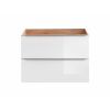 CAPRI WHITE 821skrinka pod umývadlo podhlad z predu