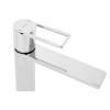 moderna bateria flip chrom nizka detailny pohlad