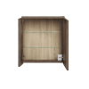 zrkladlova skrinka do kupelne santa fe oak 60 cm otvorena