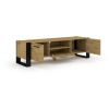 stylovy rtv stolik 160 dub artisan cierna otvorena