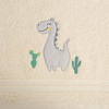 krasny uteracik baby40 s dinosaurom biely detail obrazka
