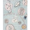 krasny detsky koberec H325A TURQUOIS HAPPY FBA planety
