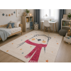Koberec LILA H185A white fuchsia 160 x 230 cm