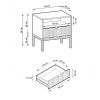 nocny stolik mona s54 rozmery